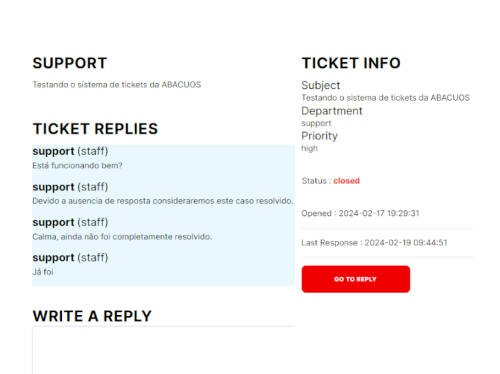 How to present questions & solve problems (technical support by creating "tickets")?